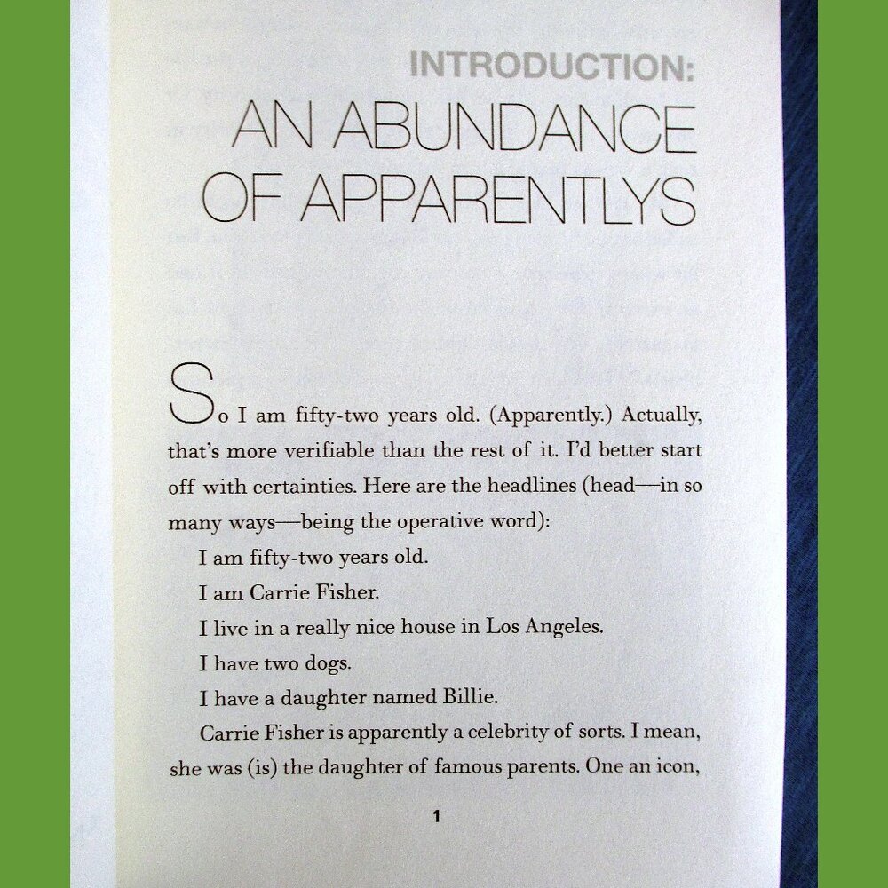 Book: Wishful Drinking, by Carrie Fisher - Picture 2 of 8